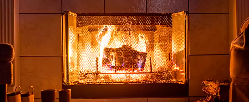 Mendota Hearth Landscape Fireplace Installation in Parkland, Washington